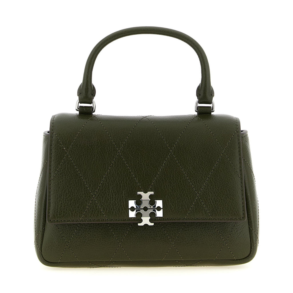 Bicolor Cowhide Handbag