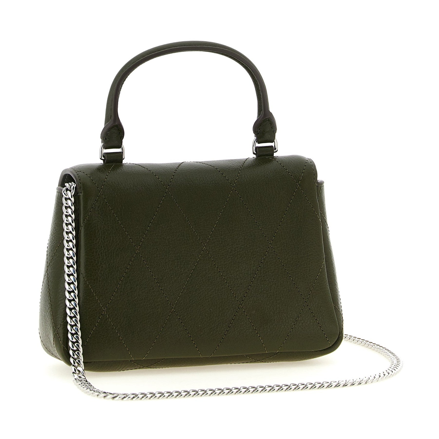 Bicolor Cowhide Handbag
