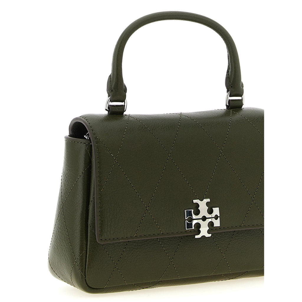Bicolor Cowhide Handbag