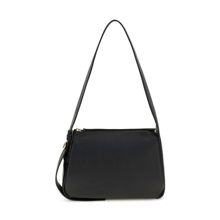 Black Calf Leather Bos Taurus Shoulder Bag
