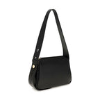 Black Calf Leather Bos Taurus Shoulder Bag
