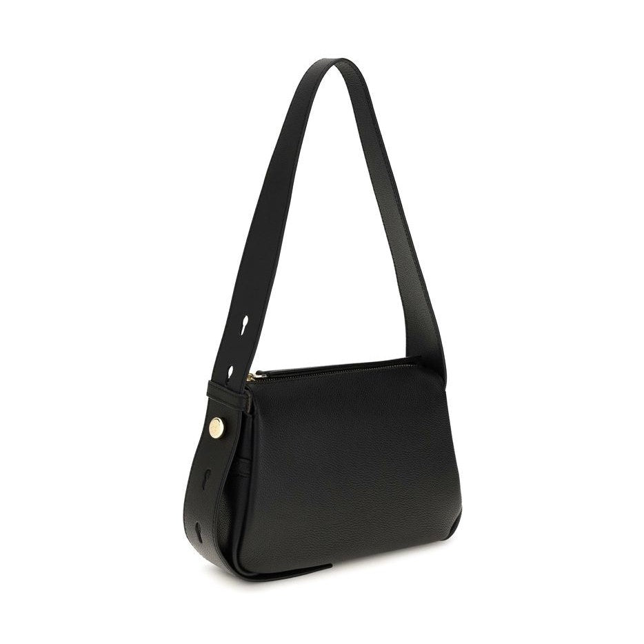 Black Calf Leather Bos Taurus Shoulder Bag