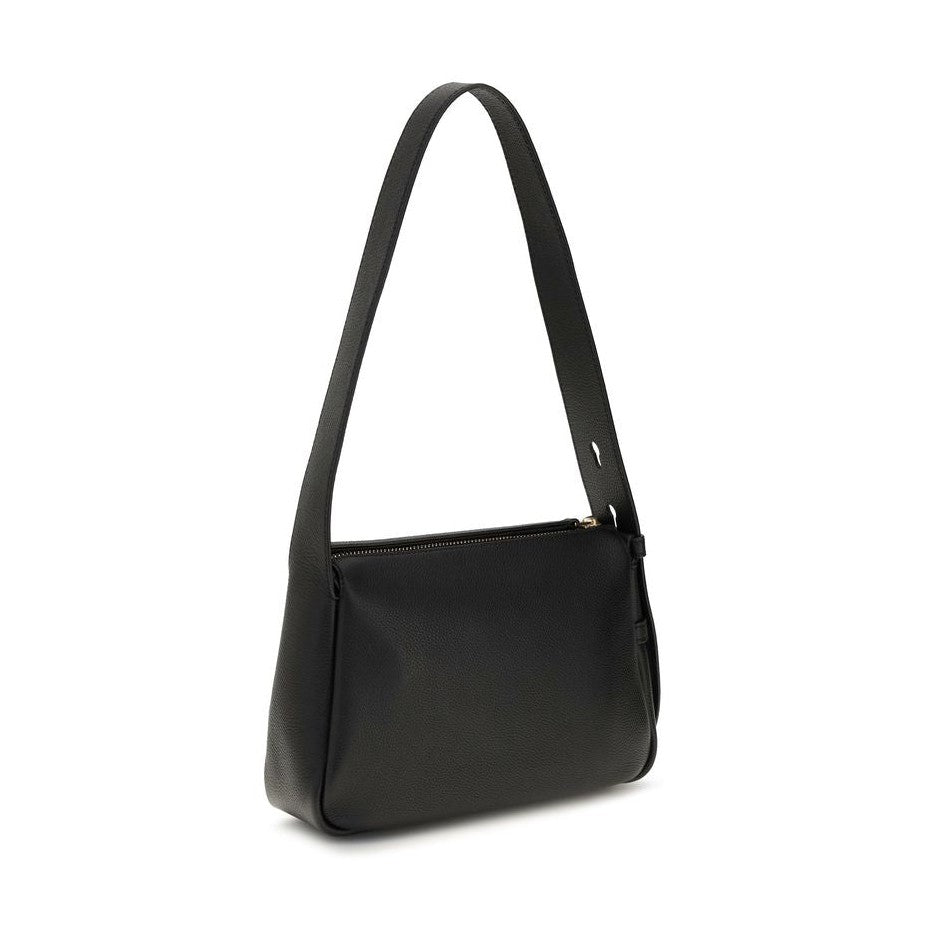 Black Calf Leather Bos Taurus Shoulder Bag