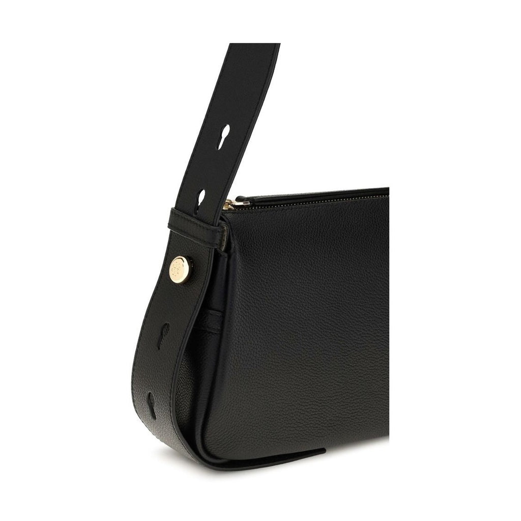 Black Calf Leather Bos Taurus Shoulder Bag
