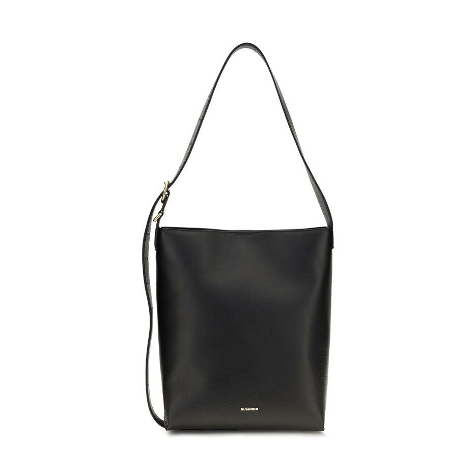Black Calf Leather Bos Taurus Shoulder Bag