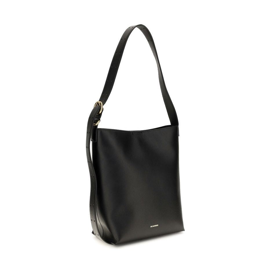 Black Calf Leather Bos Taurus Shoulder Bag