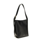 Black Calf Leather Bos Taurus Shoulder Bag