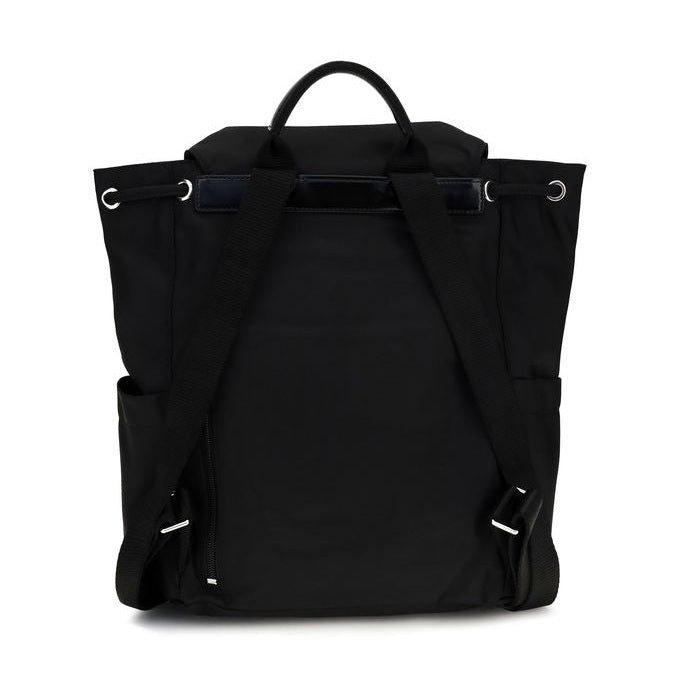 Black Nylon Backpack