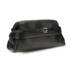 Black Goatskin Clutch Bag