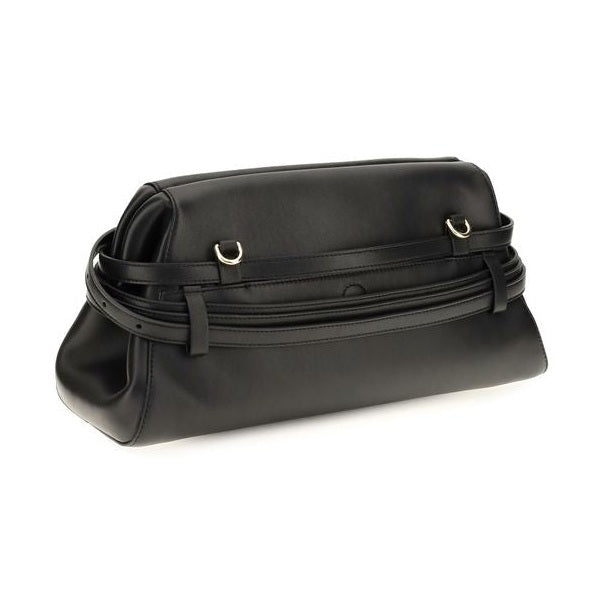 Black Goatskin Clutch Bag