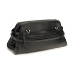 Black Goatskin Clutch Bag