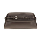 Brown Goatskin Clutch Bag