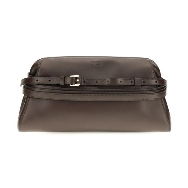 Brown Goatskin Clutch Bag