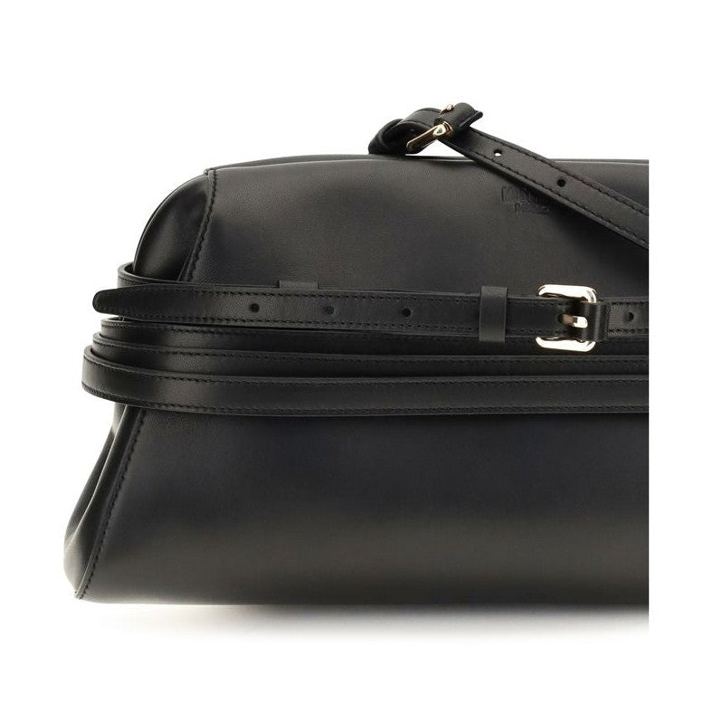 Black Goatskin Clutch Bag