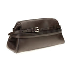 Brown Goatskin Clutch Bag