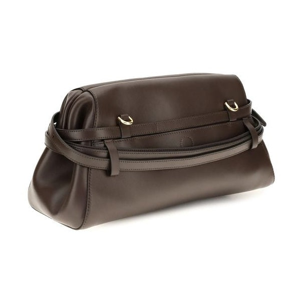 Brown Goatskin Clutch Bag