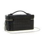 Black Lamb Leather Crossbody Bag