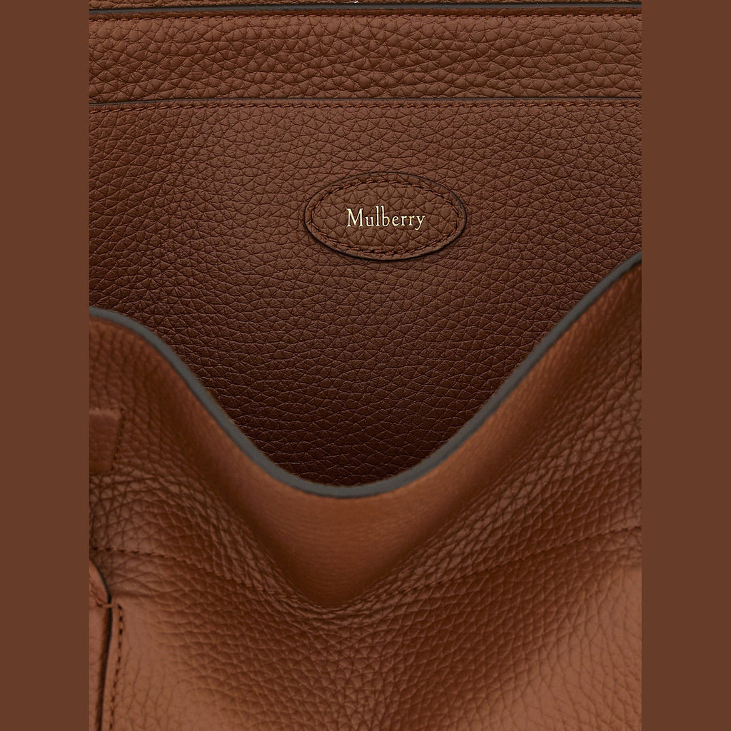 Brown Calfskin Shoulder Bag