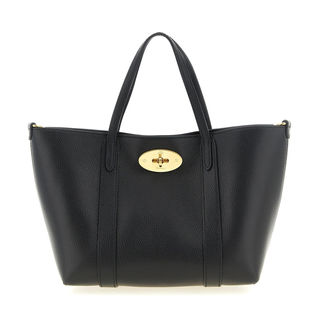 Black Calfskin Tote Bag