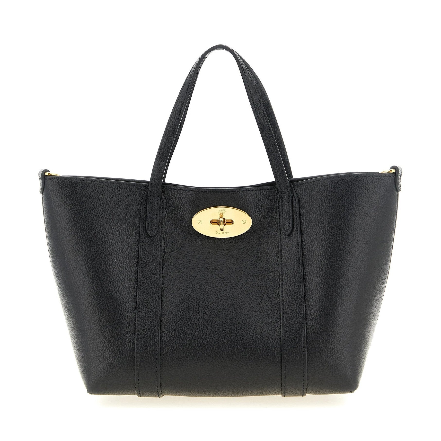 Black Calfskin Tote Bag