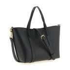 Black Calfskin Tote Bag
