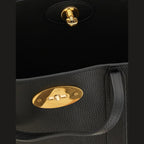Black Calfskin Tote Bag