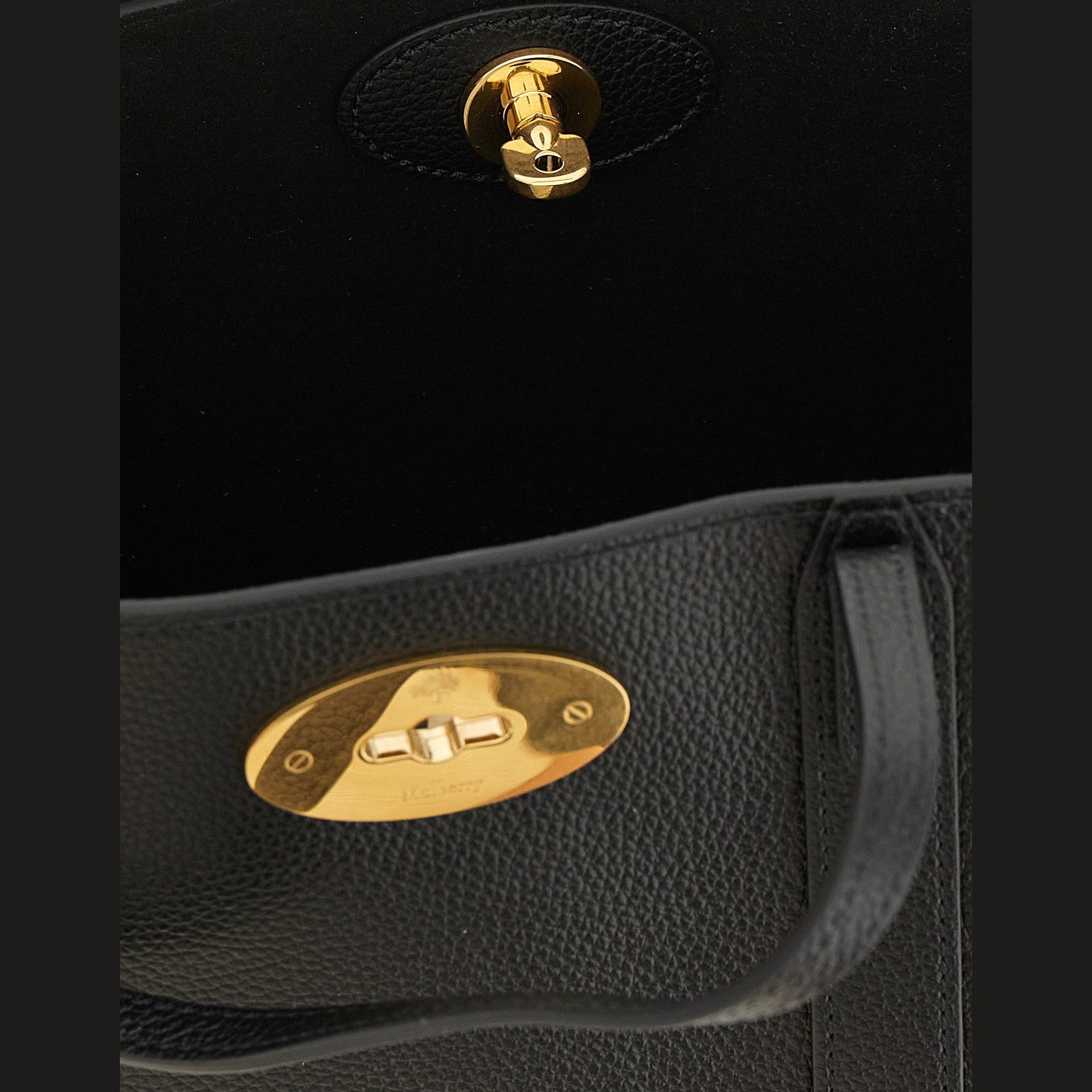 Black Calfskin Tote Bag