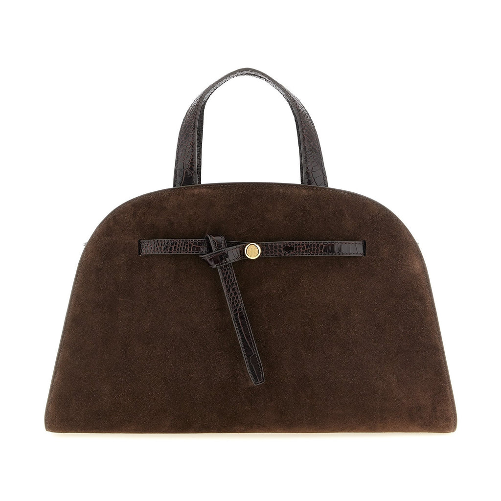Brown Bovine Leather Crossbody Bag
