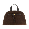 Brown Bovine Leather Crossbody Bag