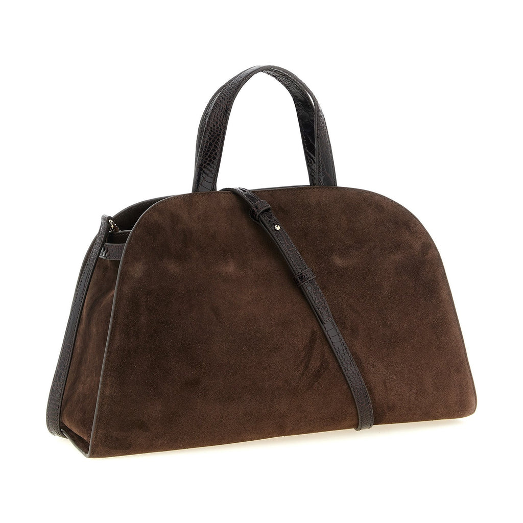 Brown Bovine Leather Crossbody Bag