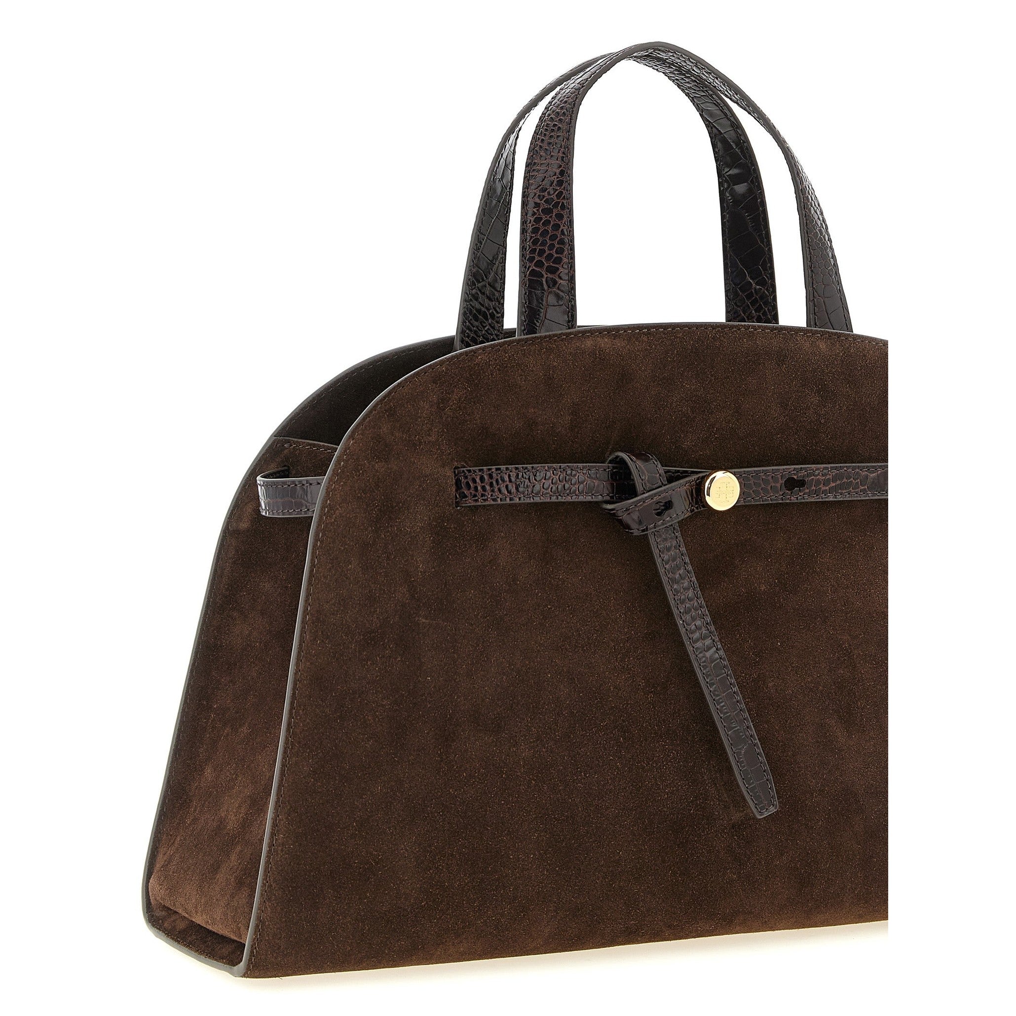 Brown Bovine Leather Crossbody Bag