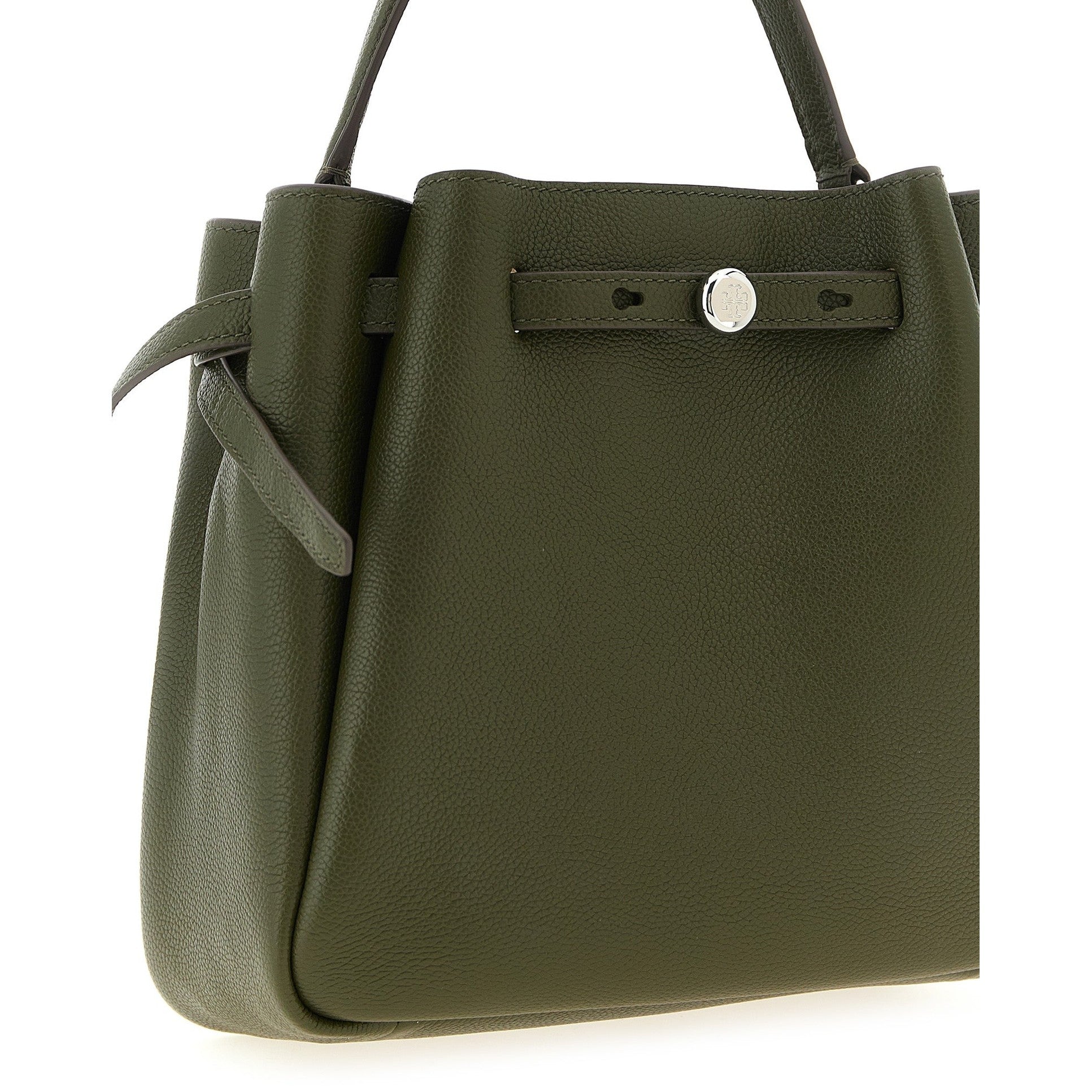 Bicolor Cowhide Crossbody Bag