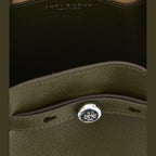 Bicolor Cowhide Crossbody Bag