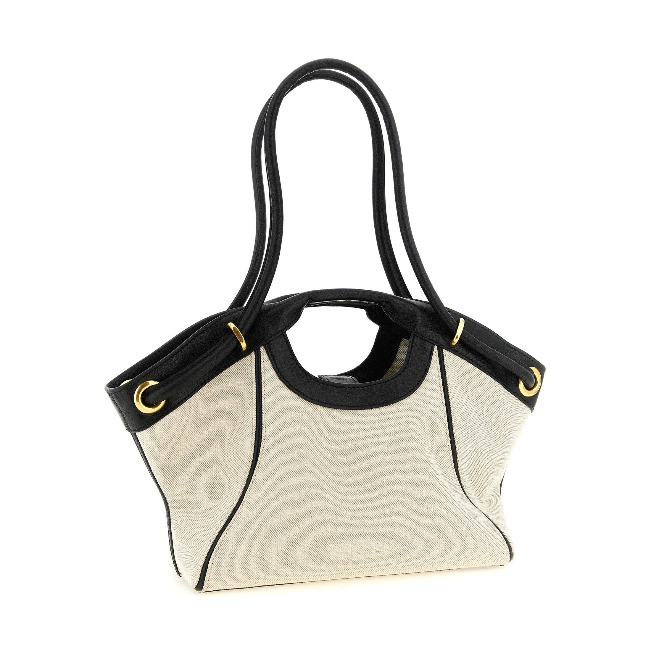Bicolor Cotton Tote Bag