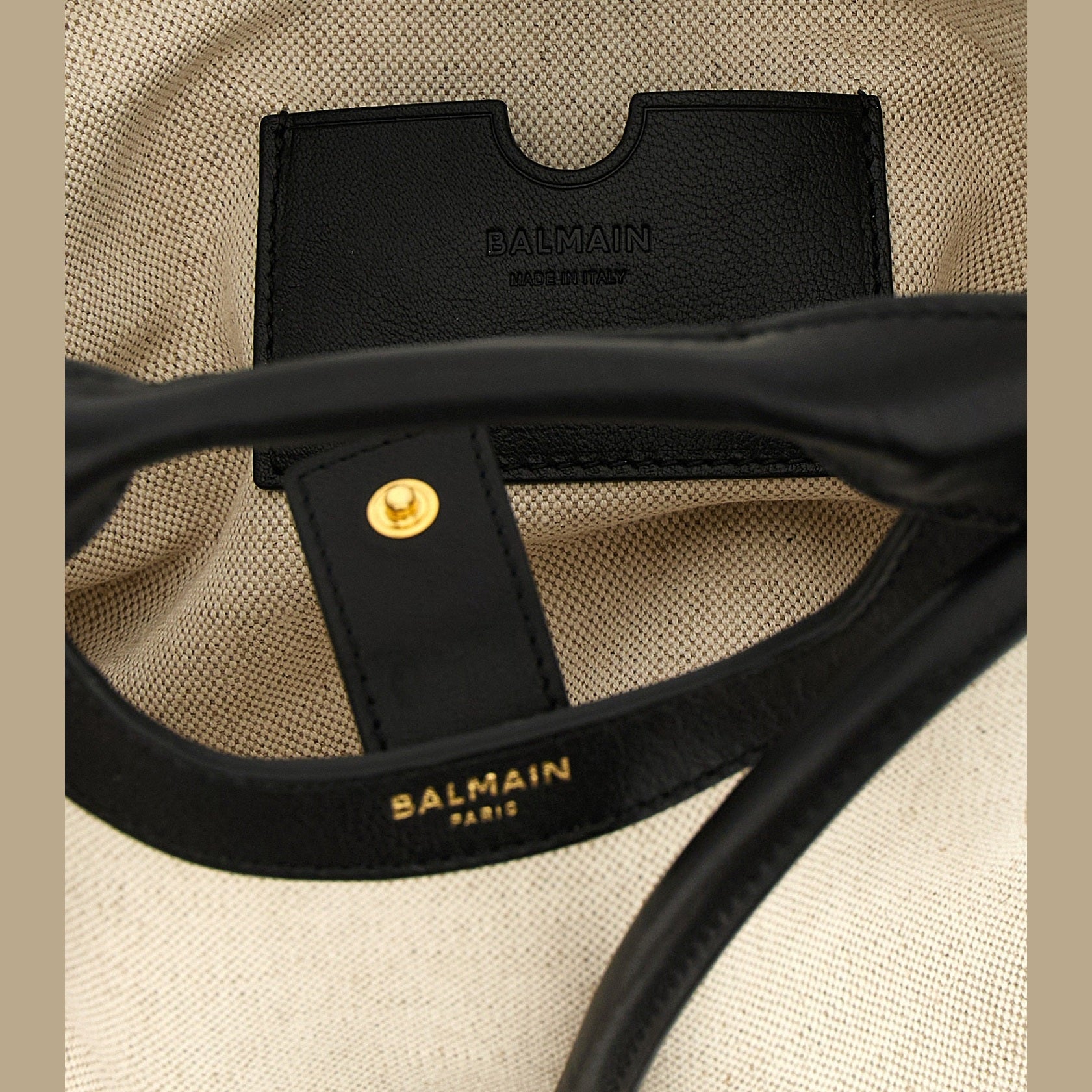 Bicolor Cotton Tote Bag