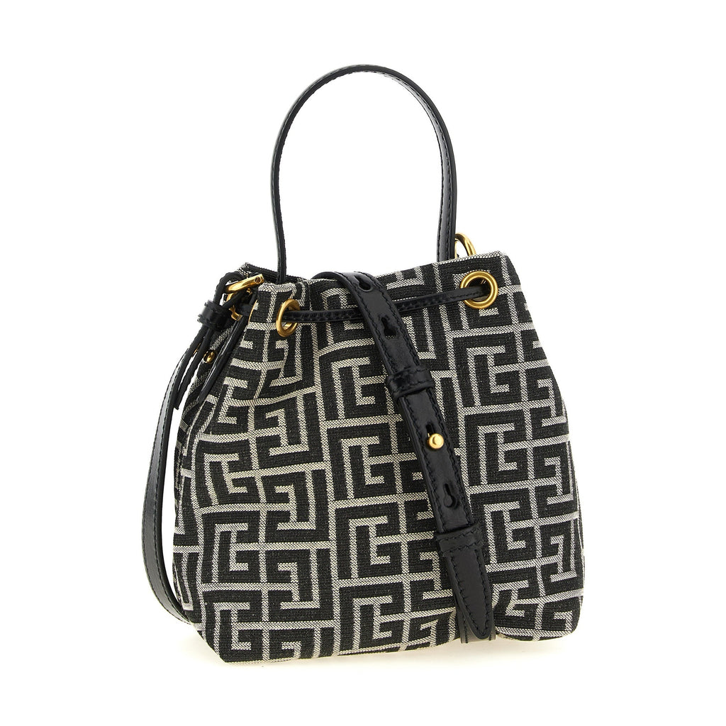 Bicolor Polyester Handbag