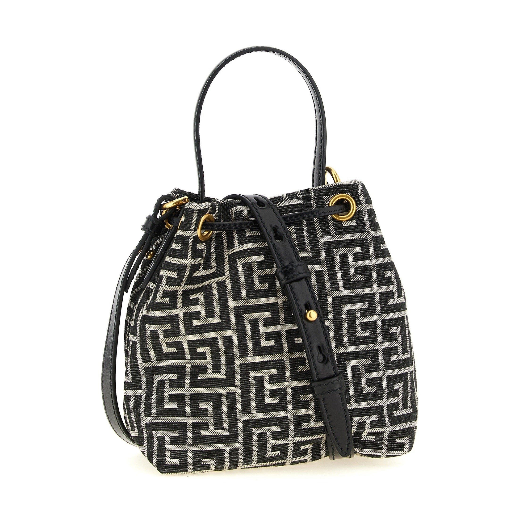 Bicolor Polyester Handbag