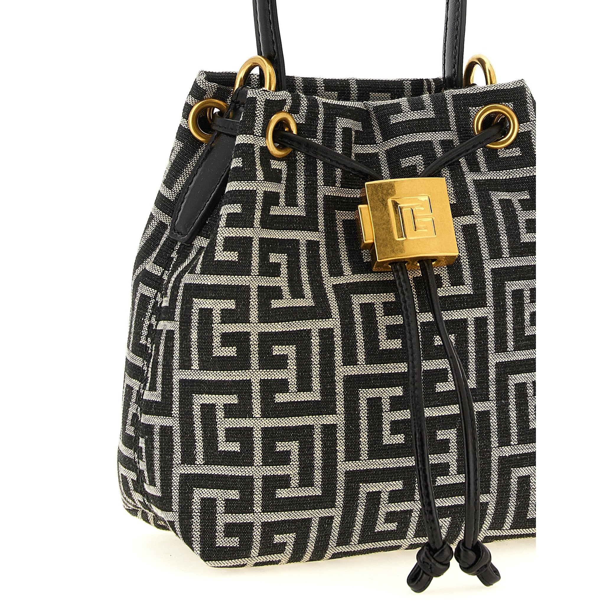 Bicolor Polyester Handbag