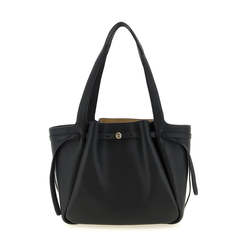 Black Cowhide Tote Bag