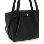 Black Cowhide Tote Bag