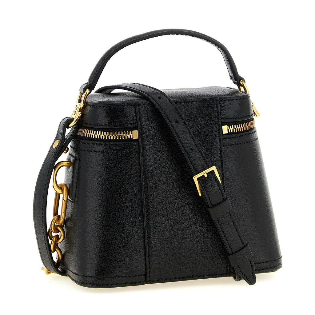 Black Buffalo Leather Handbag