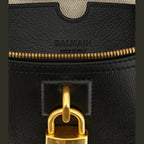 Black Buffalo Leather Handbag