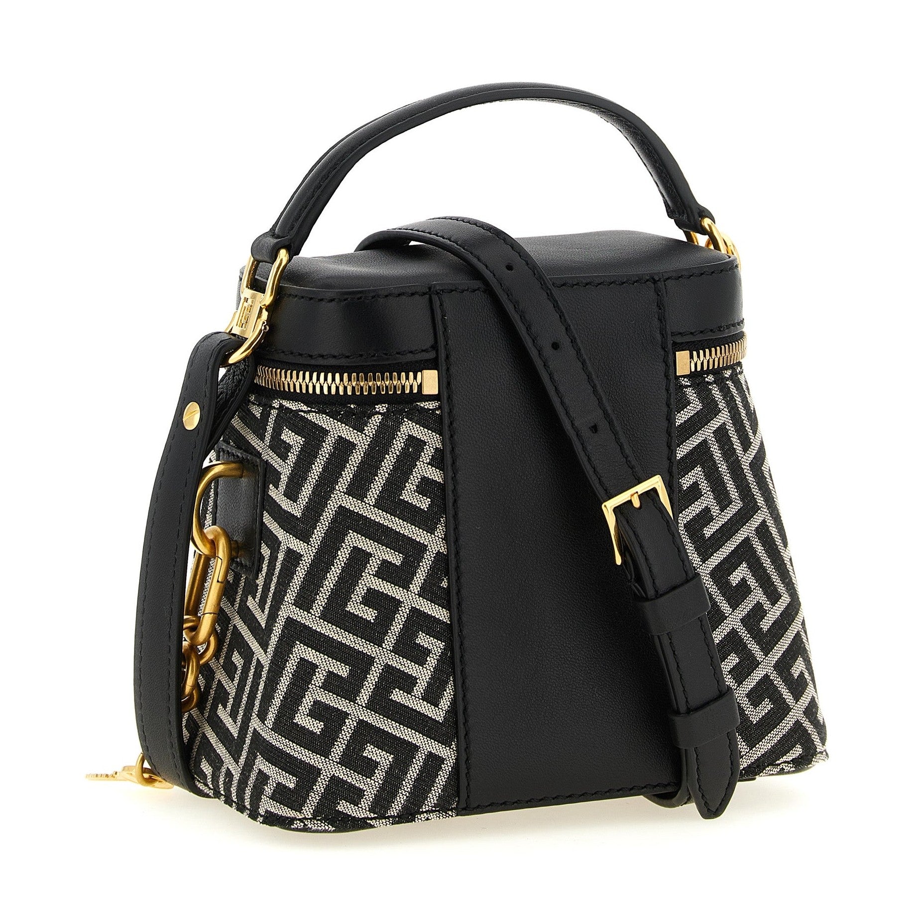 Bicolor Polyester Handbag