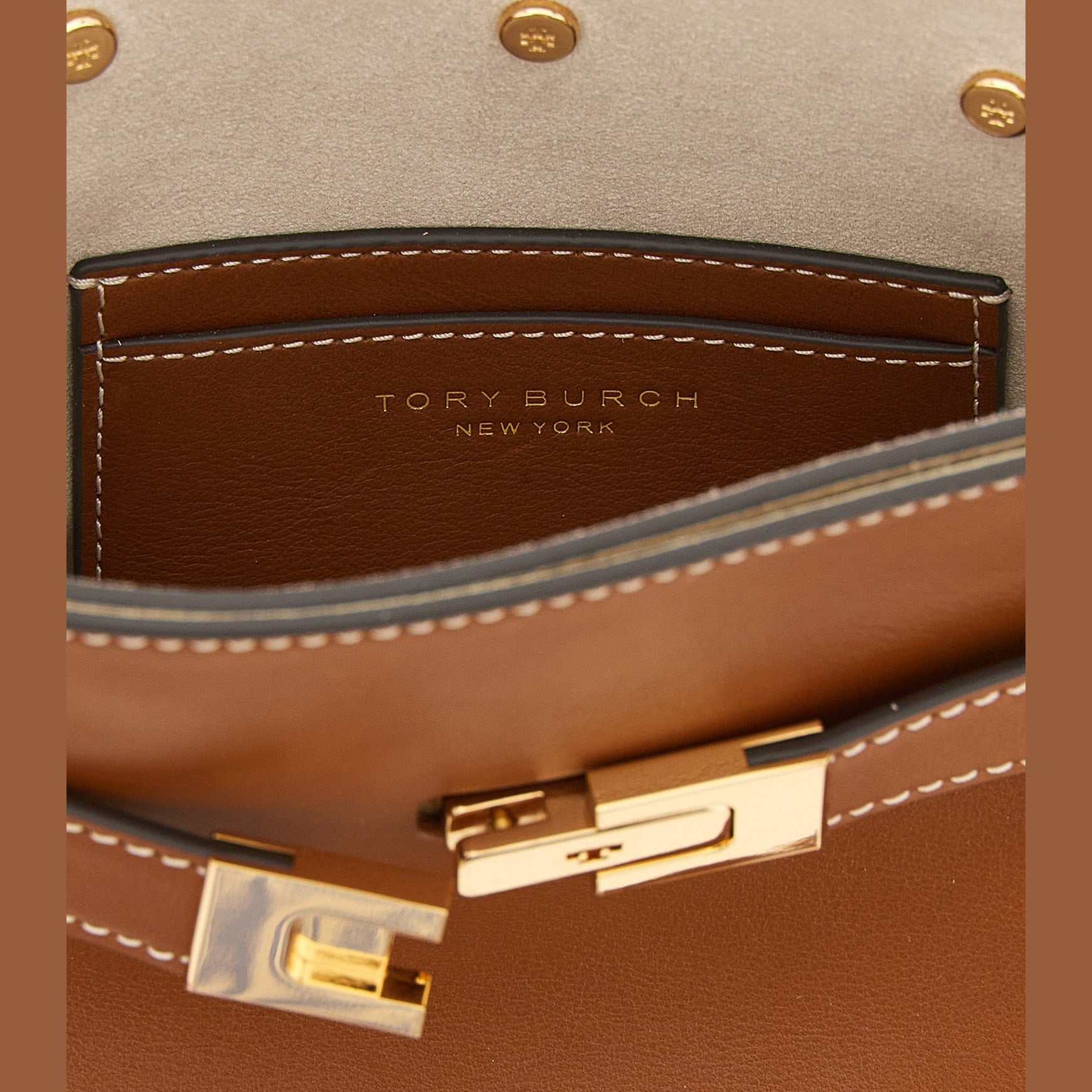 Brown Cowhide Crossbody Bag