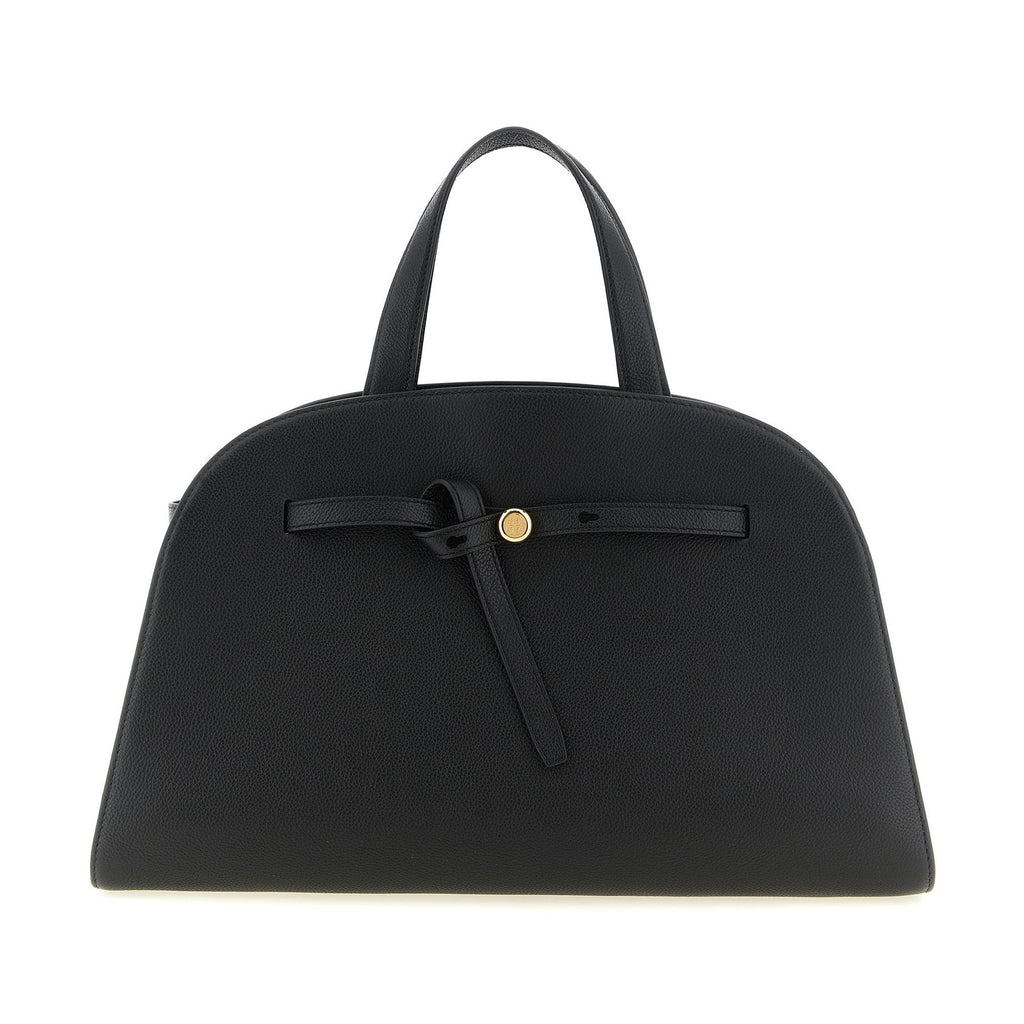 Black Cowhide Crossbody Bag