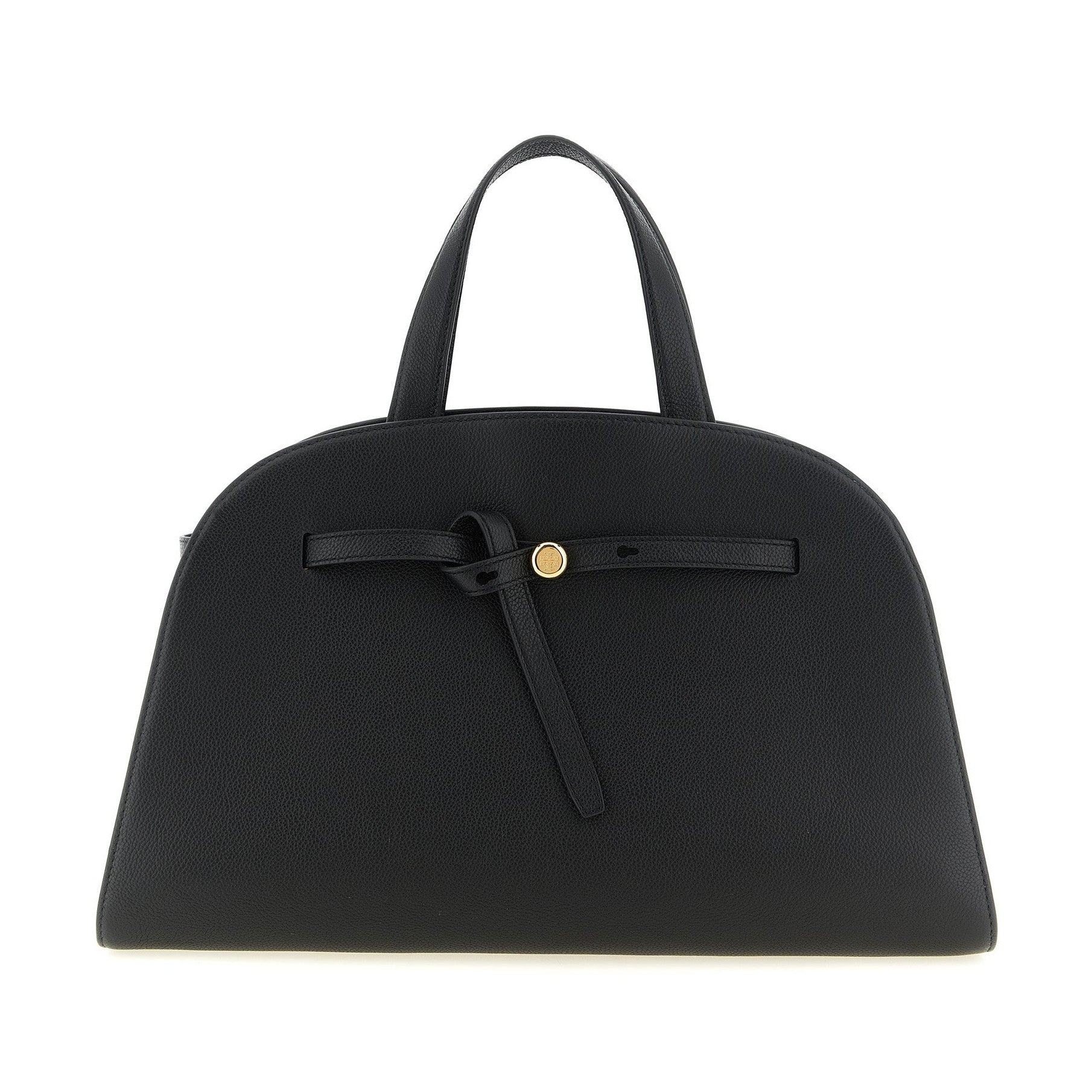 Black Cowhide Crossbody Bag