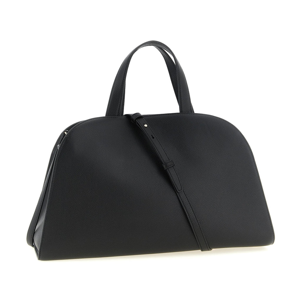 Black Cowhide Crossbody Bag
