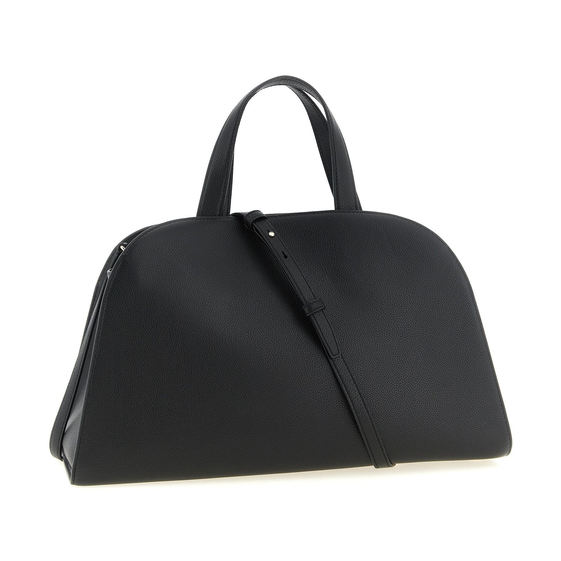 Black Cowhide Crossbody Bag