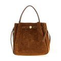 Brown Bovine Leather Crossbody Bag
