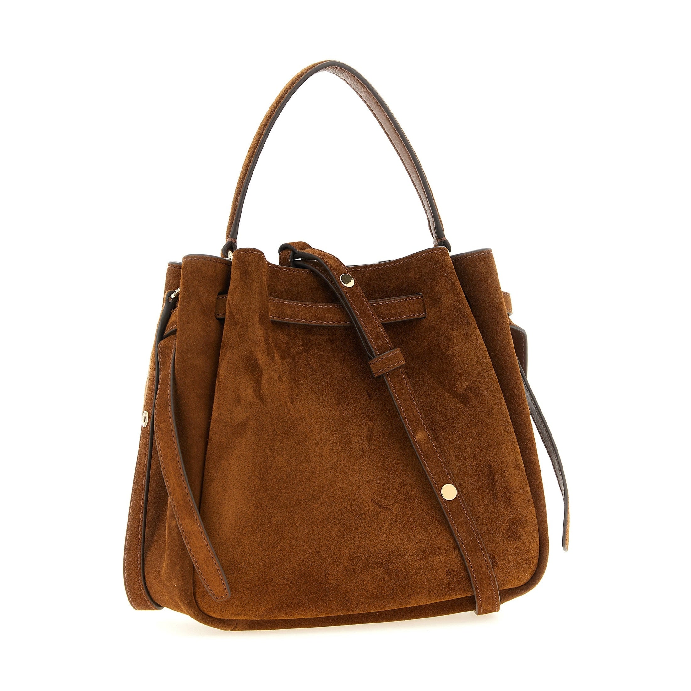 Brown Bovine Leather Crossbody Bag